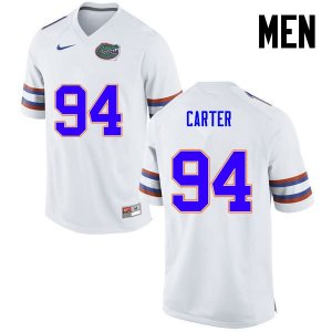 Men's Florida Gators #94 Zachary Carter NCAA Nike White Authentic Stitched College Football Jersey VRE6862JE